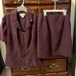 Women’s “Dawn Joy”  matching blouse and skirt